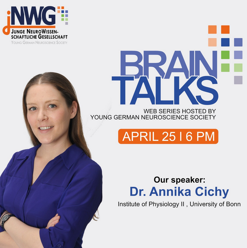 Join us for our next BrainTalks with Dr. Annika Cichy!